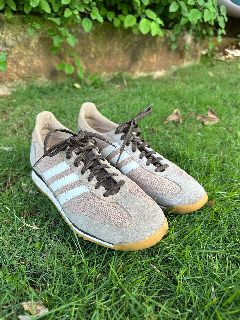 Adidas SL 72 OG Shoes Size 7 Warm Sandstone / Off White / Gum